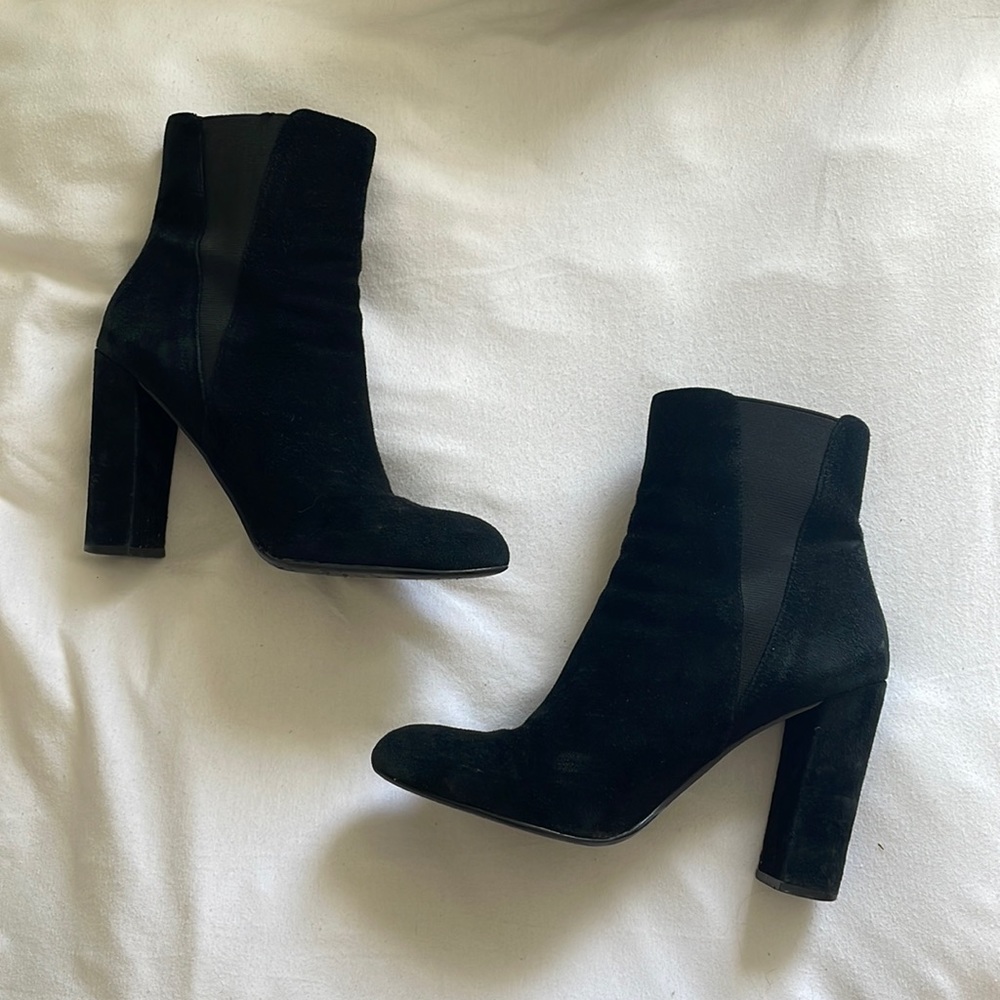 STEVE MADDEN SEUDE BLACK BOOTS ✨HOT✨
